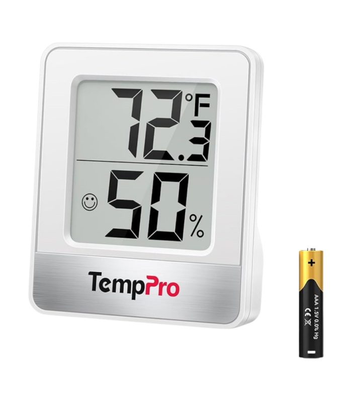 TempPro TP49 Digital Hygrometer Indoor Thermometer
