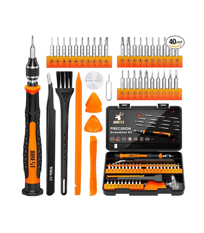 JOREST 40Pcs Small Precision Screwdriver Set